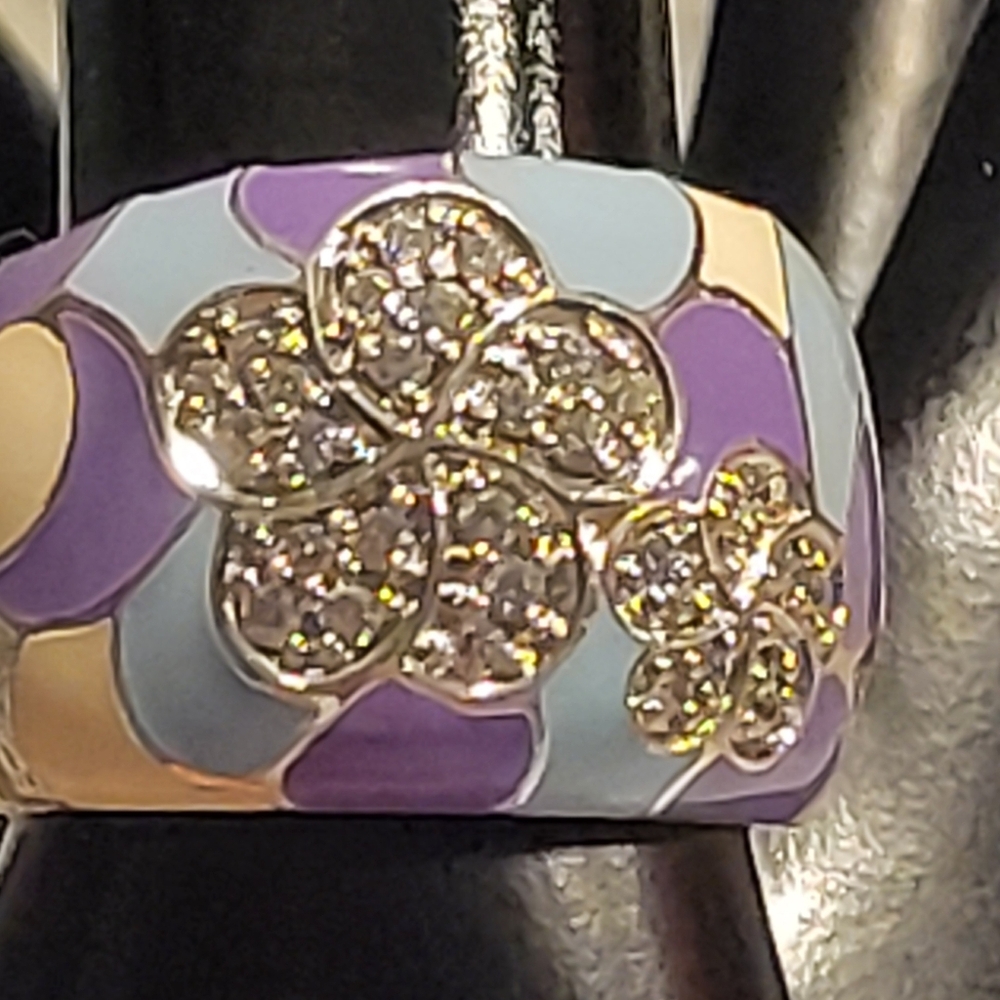 ,BELLE ETOILE,made In Italy,signed 925  Size 8.Hand Crafted Ring